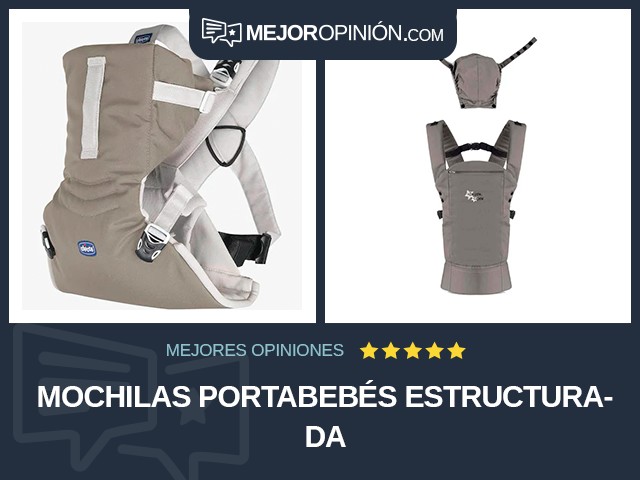 Mochilas portabebés Estructurada