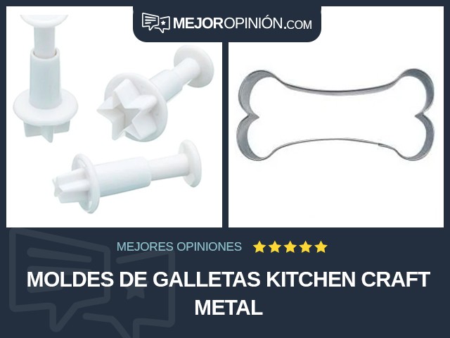 Moldes de galletas Kitchen Craft Metal