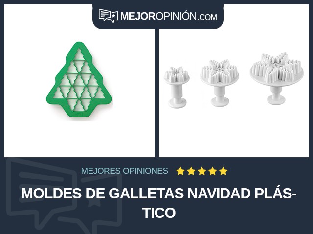 Moldes de galletas Navidad Plástico