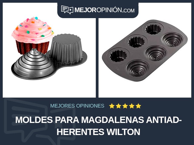 Moldes para magdalenas Antiadherentes Wilton