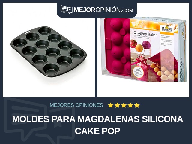 Moldes para magdalenas Silicona Cake Pop