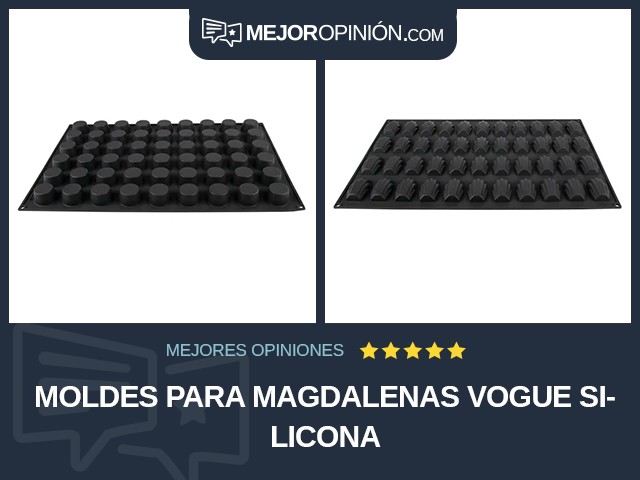 Moldes para magdalenas Vogue Silicona