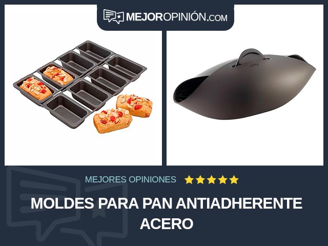 Moldes para pan Antiadherente Acero