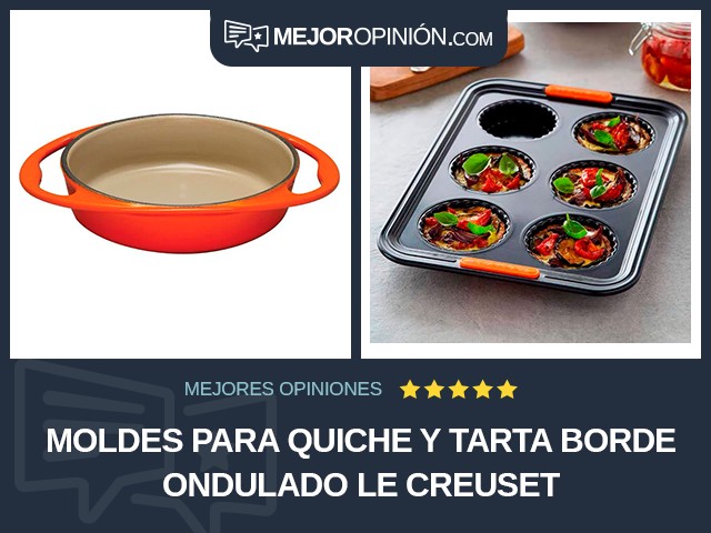 Moldes para quiche y tarta Borde ondulado Le Creuset