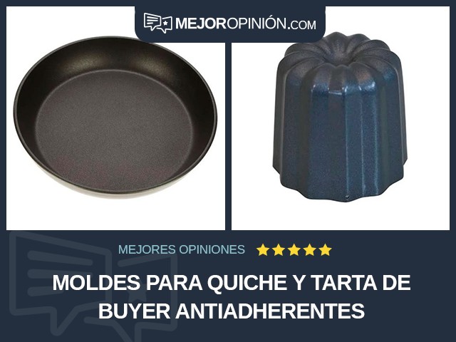 Moldes para quiche y tarta de Buyer Antiadherentes