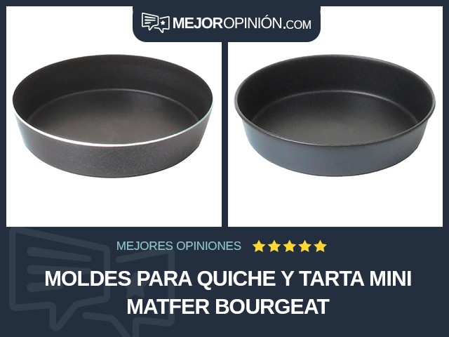 Moldes para quiche y tarta Mini Matfer Bourgeat