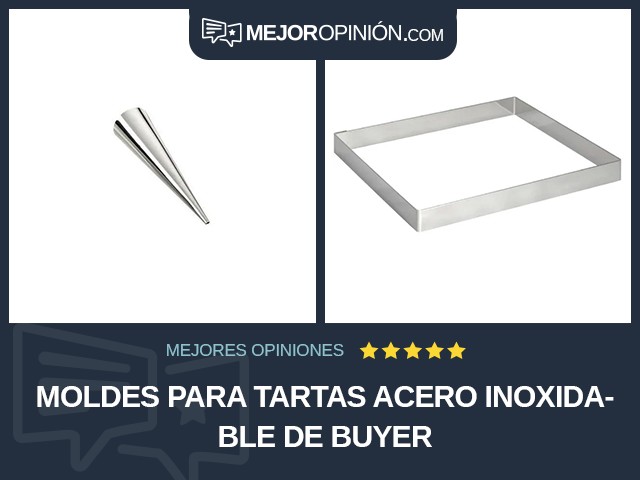 Moldes para tartas Acero inoxidable de Buyer