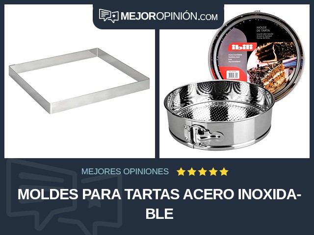 Moldes para tartas Acero inoxidable