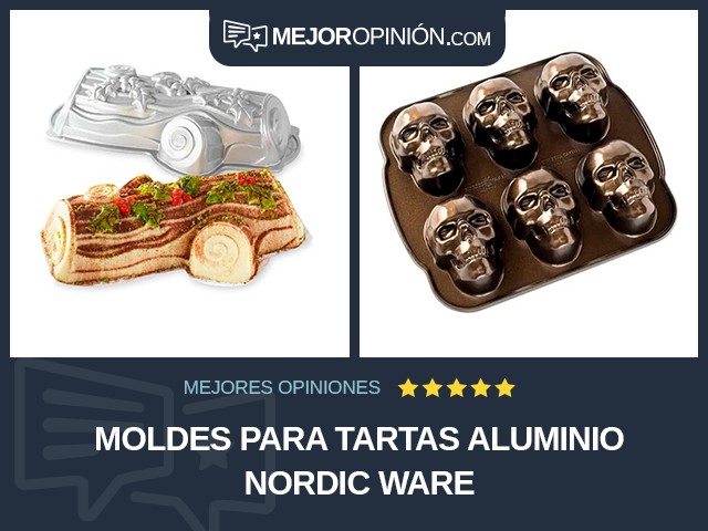 Moldes para tartas Aluminio Nordic Ware