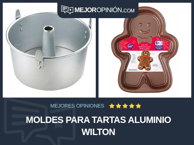 Moldes para tartas Aluminio Wilton