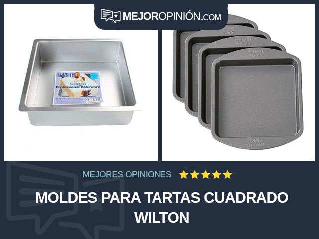 Moldes para tartas Cuadrado Wilton