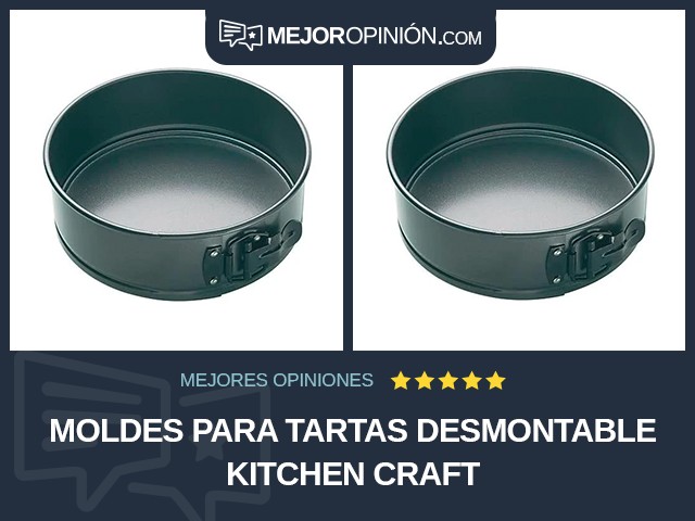 Moldes para tartas Desmontable Kitchen Craft