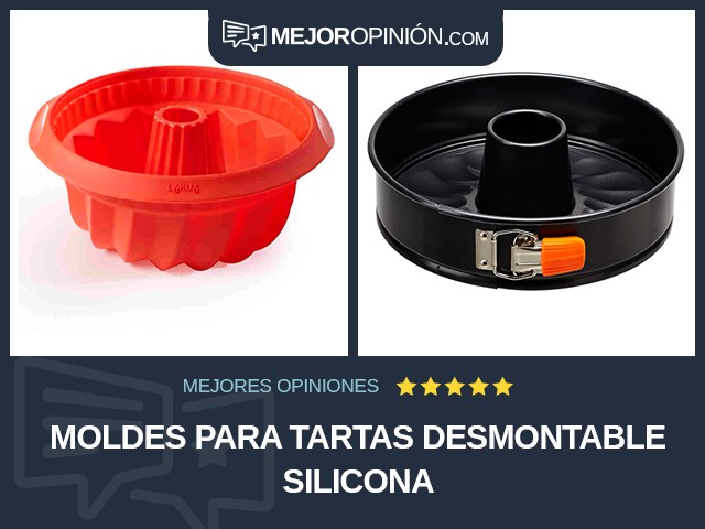 Moldes para tartas Desmontable Silicona