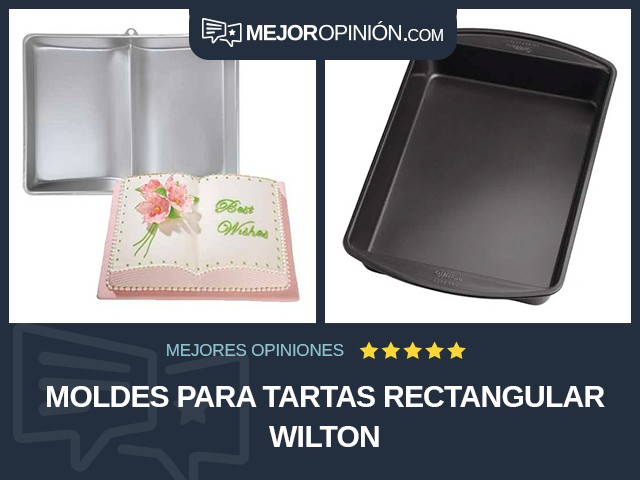 Moldes para tartas Rectangular Wilton