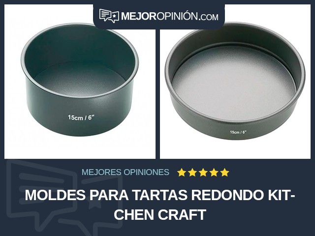 Moldes para tartas Redondo Kitchen Craft