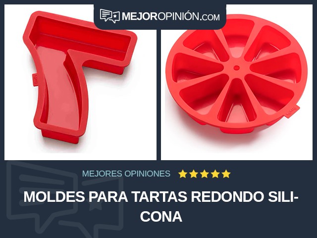 Moldes para tartas Redondo Silicona