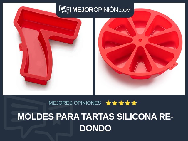 Moldes para tartas Silicona Redondo