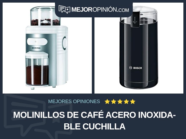 Molinillos de café Acero inoxidable Cuchilla