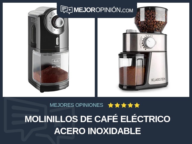 Molinillos de café Eléctrico Acero inoxidable