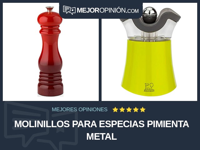 Molinillos para especias Pimienta Metal