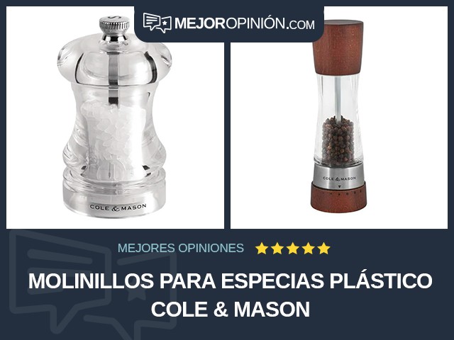 Molinillos para especias Plástico Cole & Mason