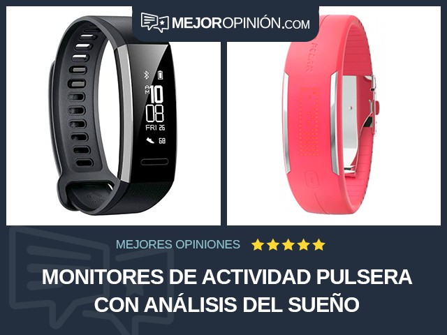 Monitores de actividad Pulsera Con análisis del sueño