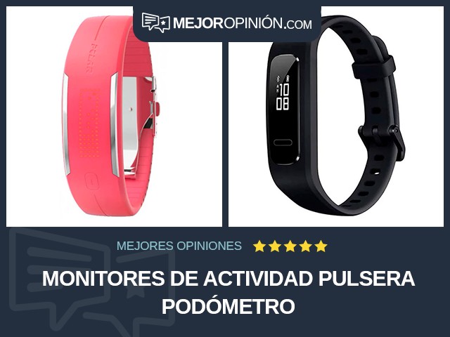 Monitores de actividad Pulsera Podómetro