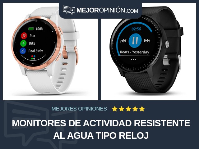 Monitores de actividad Resistente al agua Tipo reloj