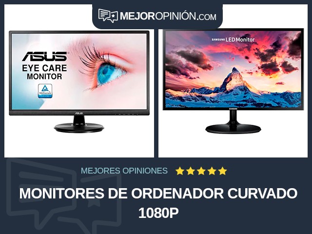 Monitores de ordenador Curvado 1080p