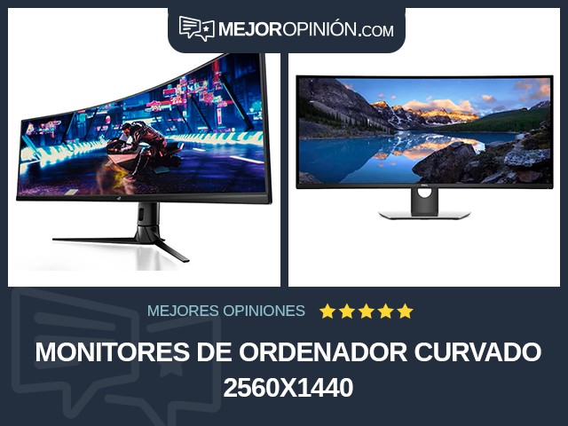 Monitores de ordenador Curvado 2560x1440