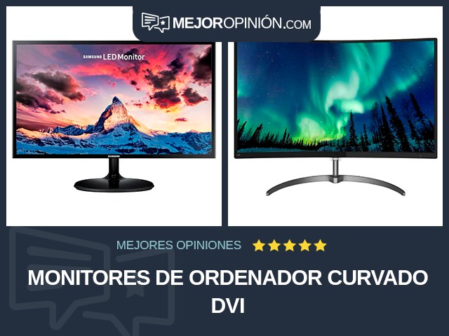 Monitores de ordenador Curvado DVI