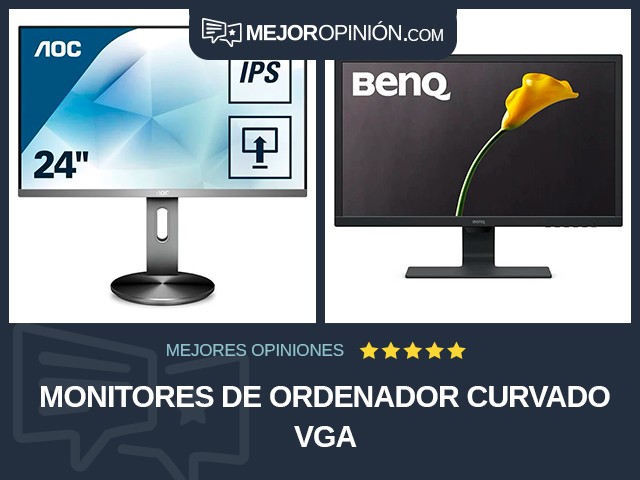 Monitores de ordenador Curvado VGA