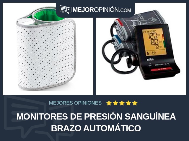 Monitores de presión sanguínea Brazo Automático