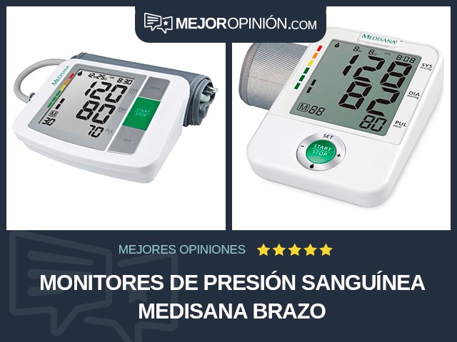 Monitores de presión sanguínea Medisana Brazo