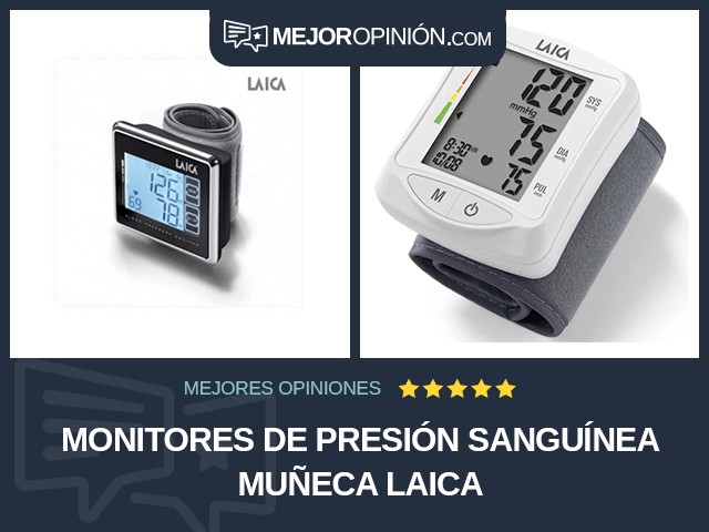 Monitores de presión sanguínea Muñeca Laica