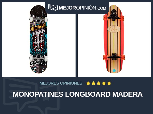 Monopatines Longboard Madera