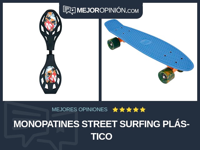 Monopatines Street Surfing Plástico