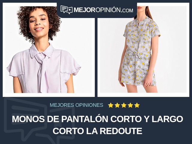 Monos de pantalón corto y largo Corto La Redoute