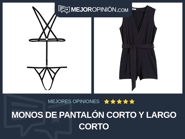 Monos de pantalón corto y largo Corto