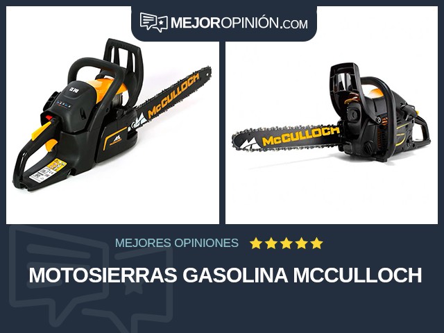 Motosierras Gasolina McCulloch