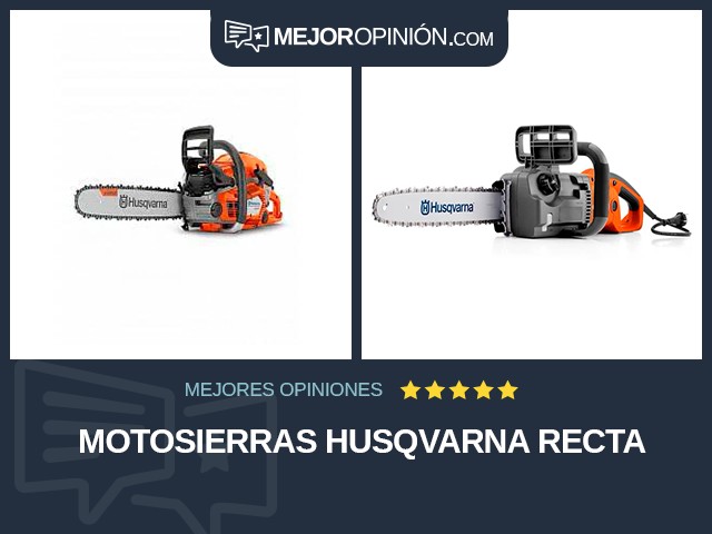 Motosierras Husqvarna Recta