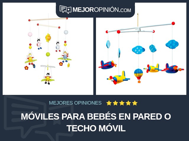 Móviles para bebés En pared o techo Móvil