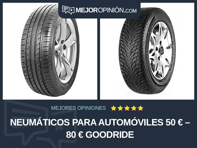 Neumáticos para automóviles 50 € – 80 € Goodride