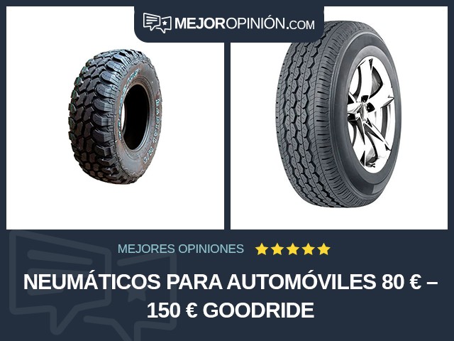 Neumáticos para automóviles 80 € – 150 € Goodride