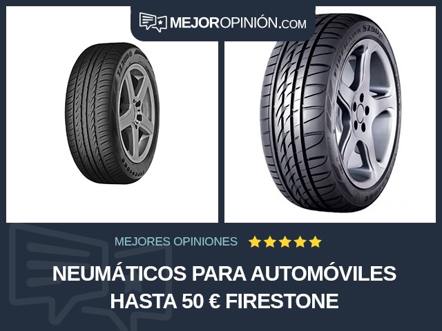 Neumáticos para automóviles Hasta 50 € Firestone