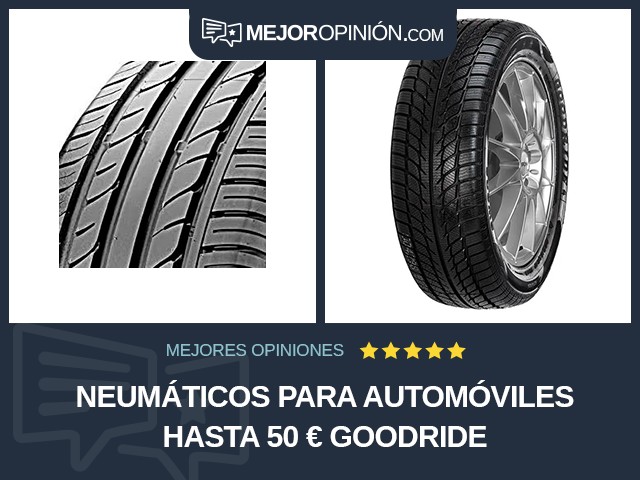 Neumáticos para automóviles Hasta 50 € Goodride