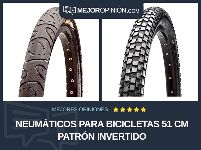 Neumáticos para bicicletas 51 cm Patrón invertido