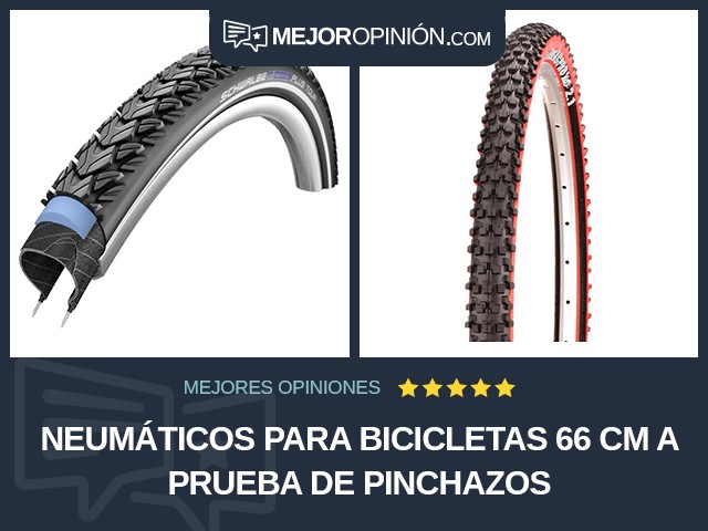 Neumáticos para bicicletas 66 cm A prueba de pinchazos