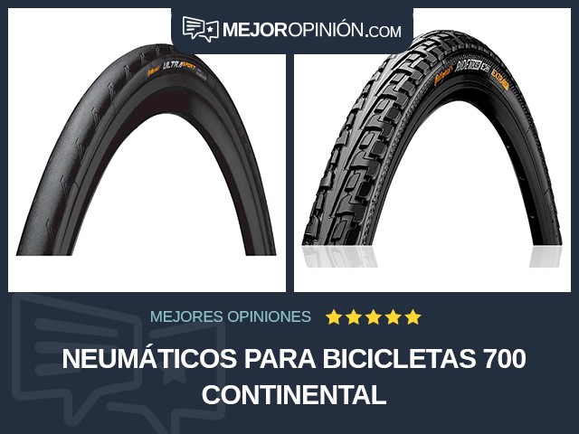 Neumáticos para bicicletas 700 Continental