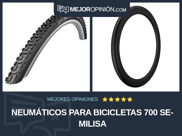 Neumáticos para bicicletas 700 Semilisa